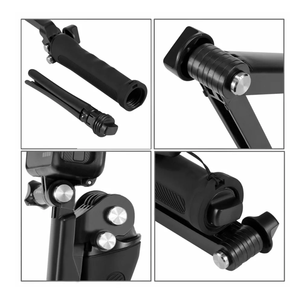 پایه نگهدارنده پلوز مدل 3Way Grip Foldable مناسب برای دوربین ورزشی