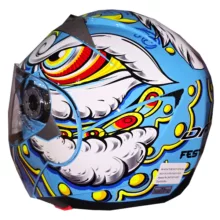 کلاه کاسکت دی ای وان مدل فک متحرک عینکدار کد DA_108