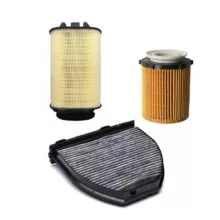 فیلتر روغن خودرو مرسدس بنز مدل W212 مناسب برای مرسدس بنز E250 به همراه فیلتر هوا و فیلتر کابین