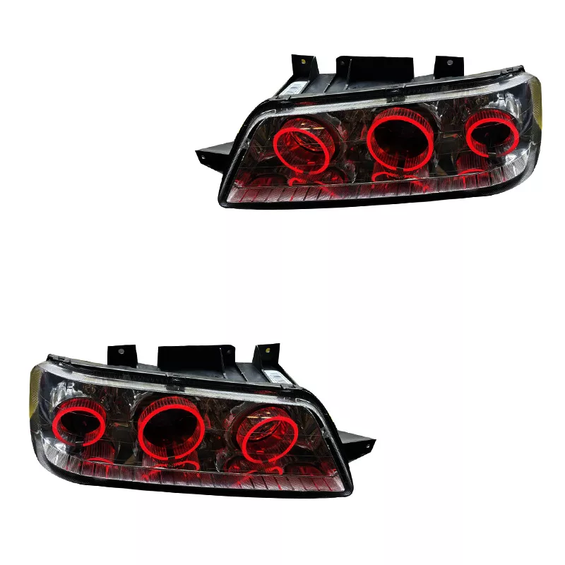 چراغ جلو خودرو گروه پژوهش صنعت مدرن مدل 3D-R3 فولکالر مناسب برای پژو 405 SLX بسته دو عددی