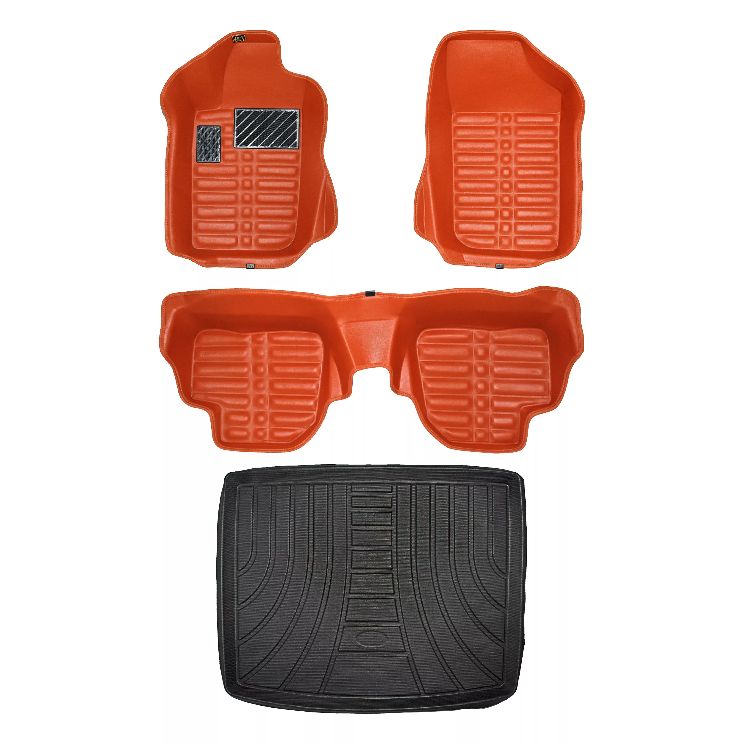 کفپوش پنج بعدی خودرو پانیذ مدل EVA مناسب برای رانا پلاس به همراه کفپوش صندوق