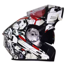 کلاه کاسکت ردلاین مدل فک متحرک عینکدار کد RE_939