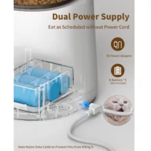 ظرف غذای اتوماتیک گربه و سگ پاپی کیت مدل ‎DU35L-WT