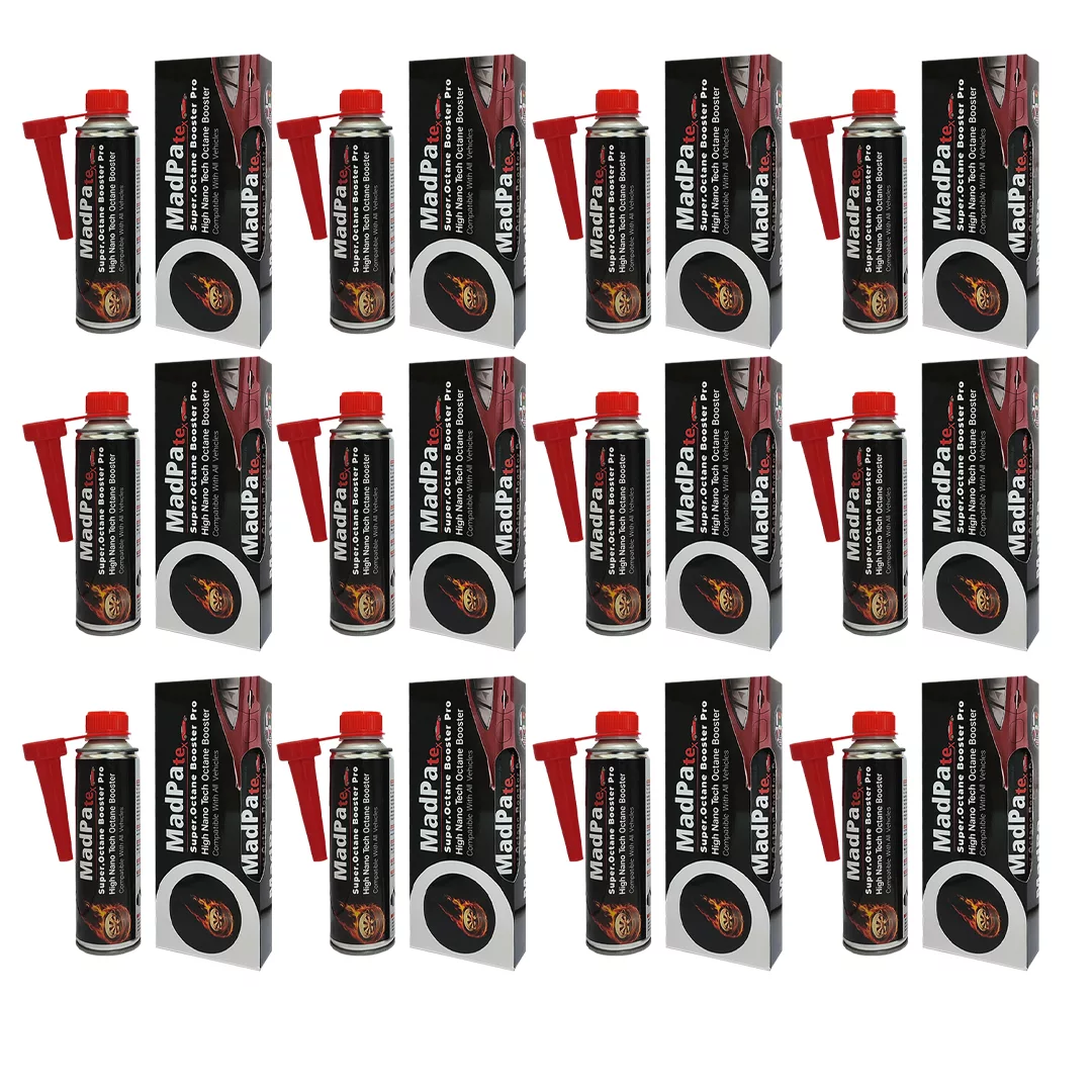 مکمل سوخت گروه مدپا مدل سوپر اکتان بوستر حجم 280 میلی لیتر بسته 12 عددی