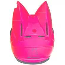 کلاه کاسکت نوترینوس مدل دخترانه خرگوشی فک ثابت