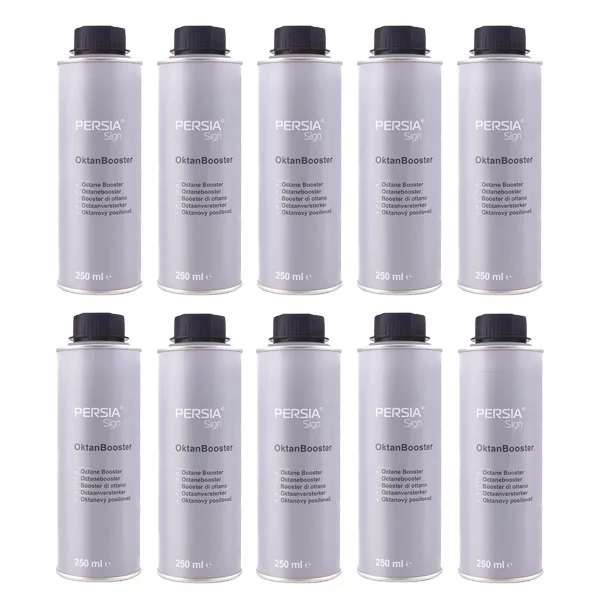 افزاینده اکتان بنزین پرشیا ساین کد 100 حجم 250 میلی لیتر مجموعه 10 عددی