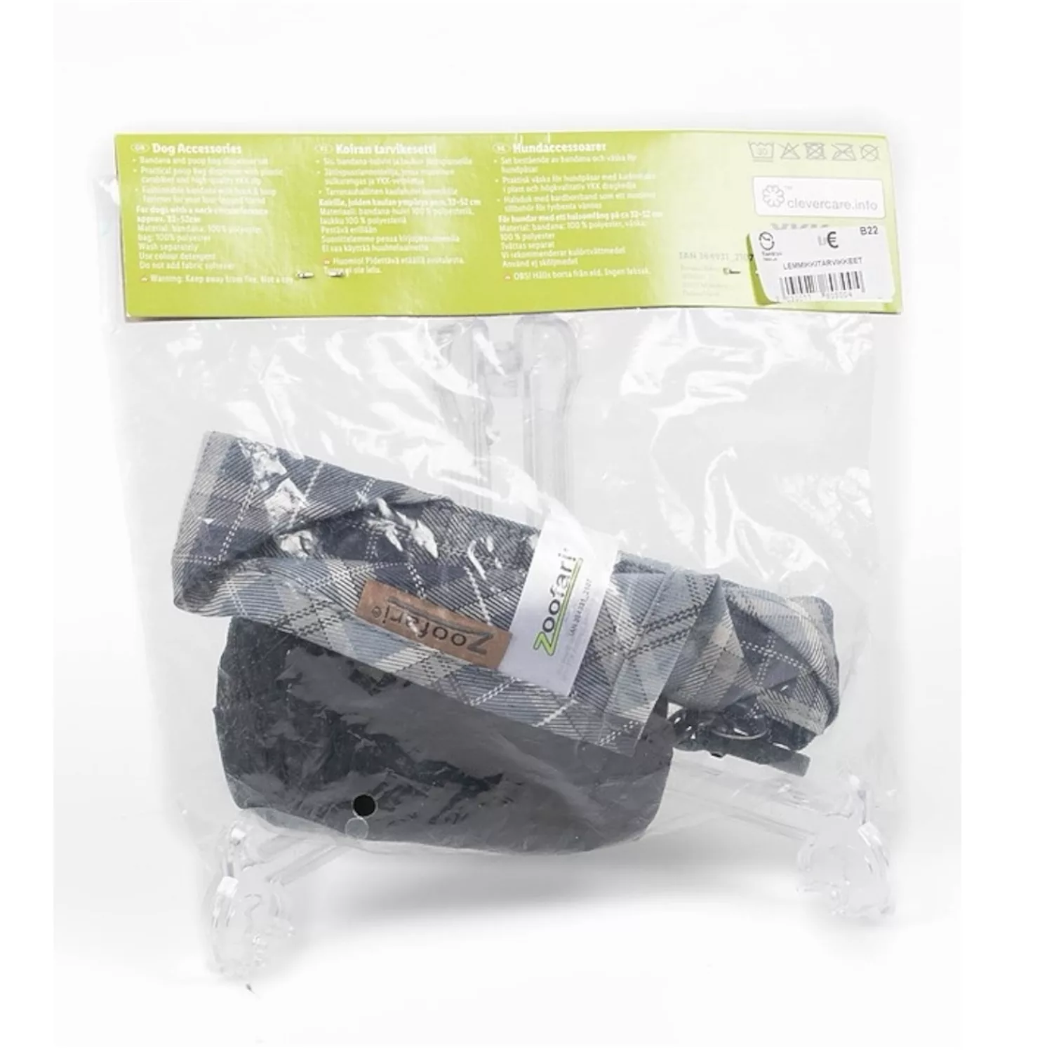 ست دستمال گردن و کیسه خوراکی سگ زوفاری کد A2025