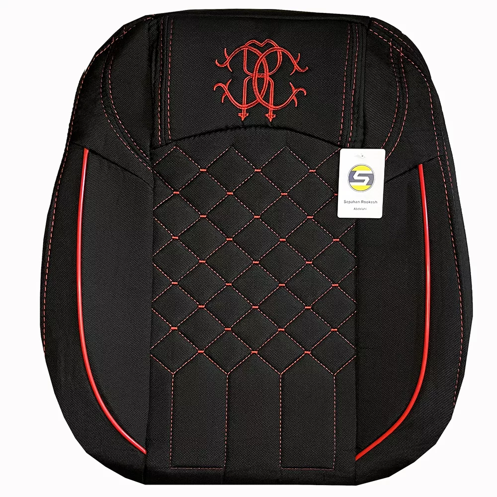 ست کامل روکش صندلی خودرو سپاهان روکش مدل DR-240 مناسب برای پراید 141 و پراید هاچ بک