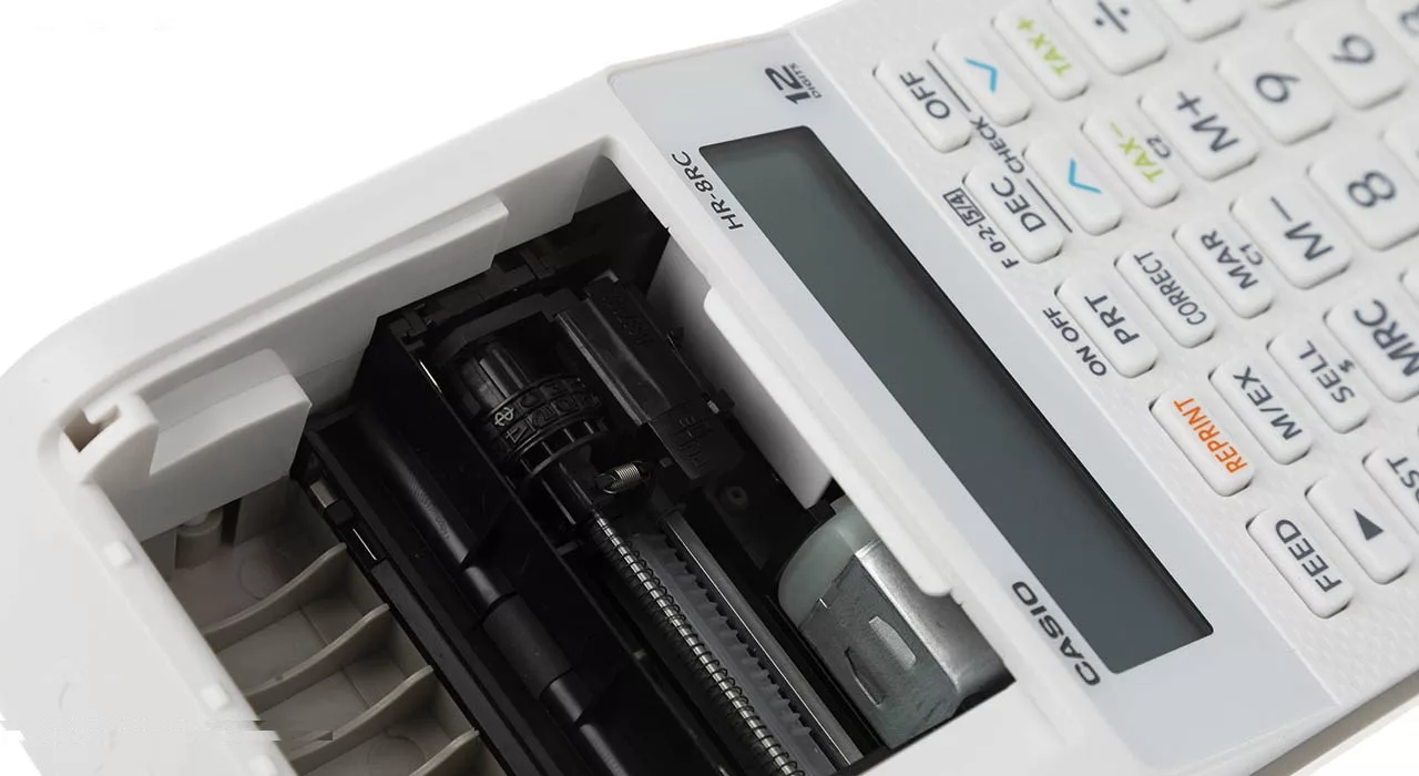 ماشین حساب کاسیو مدل HR-8RC-BK