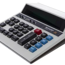 ماشین حساب شارپ ژاپنی مدل CS-2122D