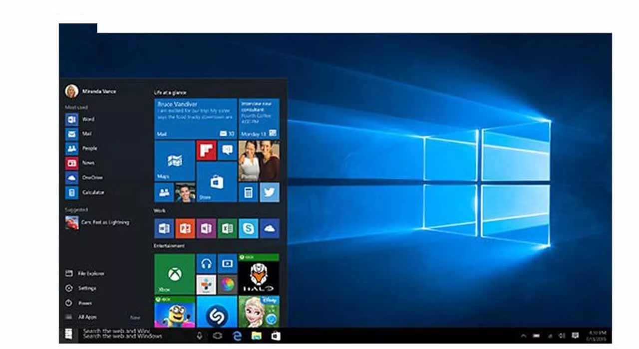 سیستم عامل ویندوز 10 نسخه Home