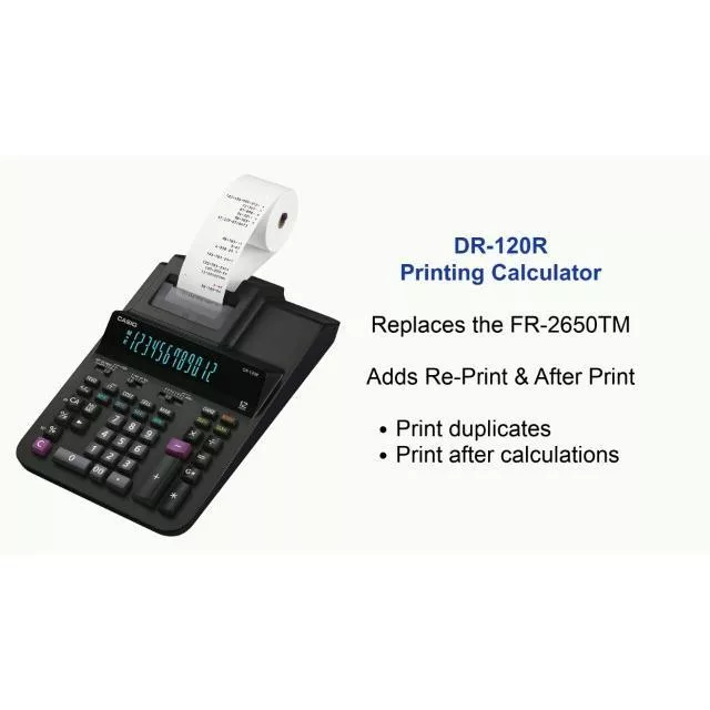 ماشین حساب کاسیو مدل DR-120R