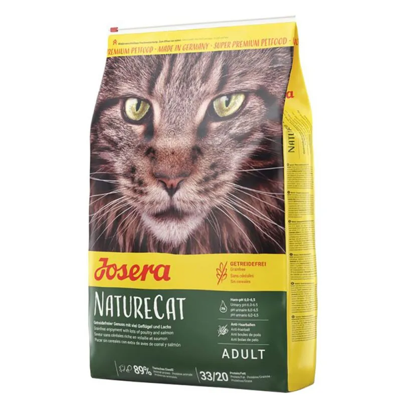 غذای خشک گربه جوسرا مدل NatureCat مناسب سلامت مجاری ادراری وزن 2 کیلوگرم