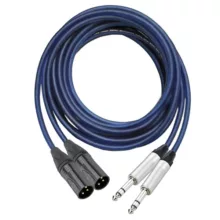 کابل اسپیکر دو کنون نر به دو بنون مدل بالانس طول 2 متر