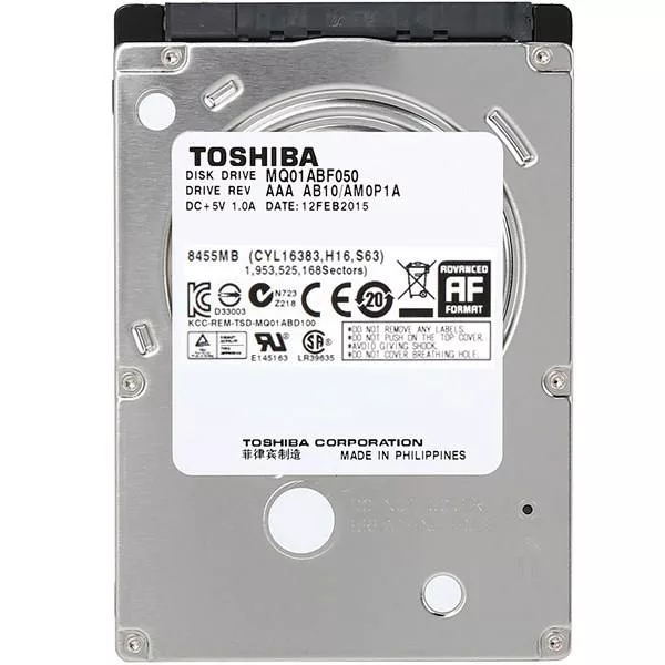 هارد دیسک اینترنال 2.5 اینچی توشیبا مدل D T01ABD050V ظرفیت 500 گیگابایت