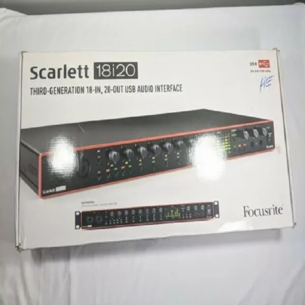 کارت صدا فوکوس رایت مدل Scarlett 18i20 3rd Gen