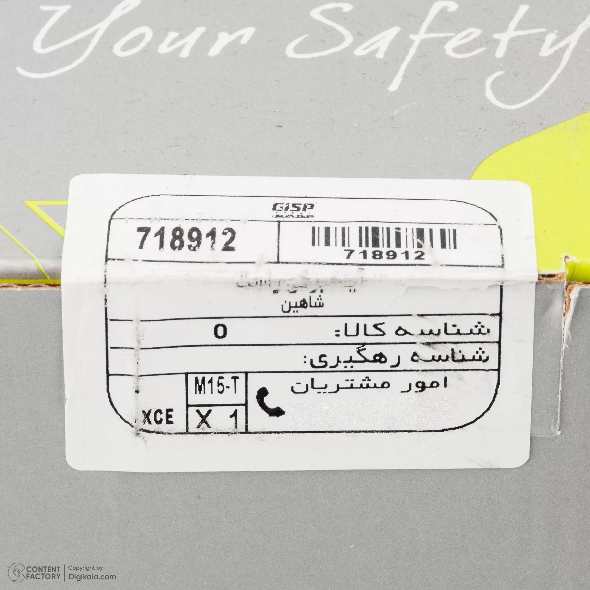 آینه جانبی برقی راست خودرو جی ای اس پی کد 718912 مناسب برای شاهین