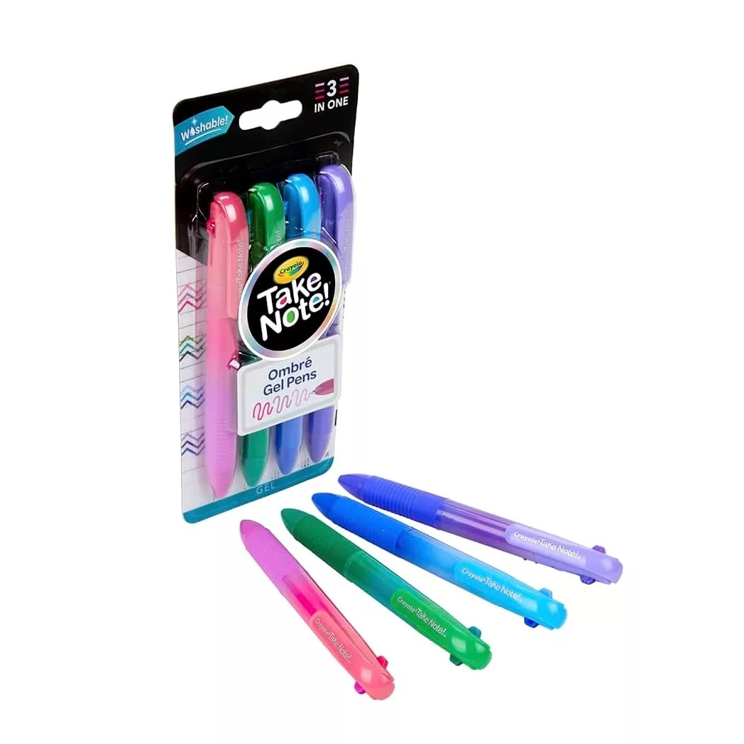 خودکار کرایولا مدل Ombre Gel Pens کد 586637 بسته 4 عددی