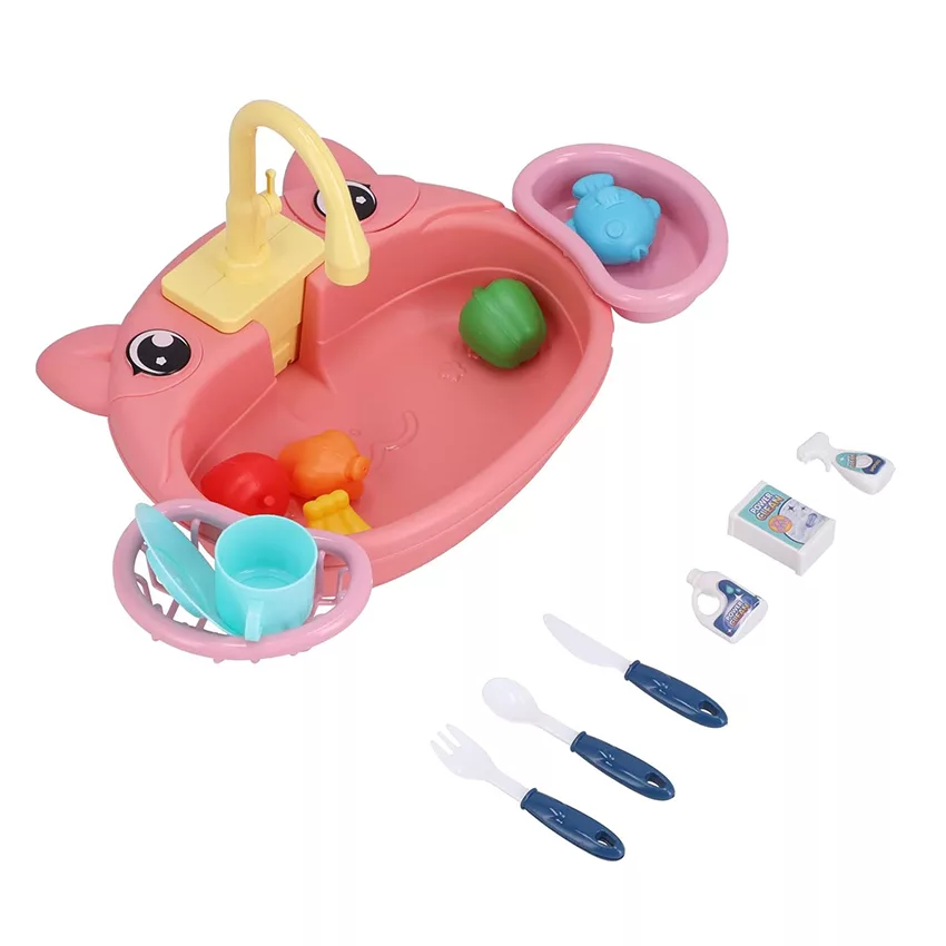 ست اسباب بازی مدل سینک ظرفشویی طرح قورباغه کد 829A