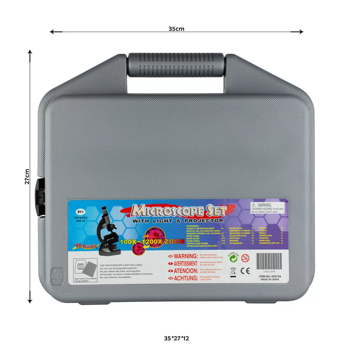 میکروسکوپ کامار مدل دانش آموزی 1200X NEW