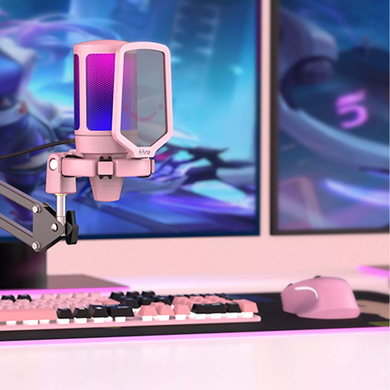 میکروفن کندانسر گیمینگ فای فاین مدل AMPLIGAME A6T