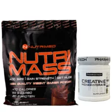 پودر نوتری مس نوتریمد -7 کیلوگرم به همراه پور کراتین مونوهیدرات فارماتک-۲۵۰ گرم