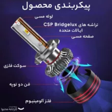 هدلایت کانپکس مدل M8 Pro (2025) پایه H4 بسته ۲ عددی