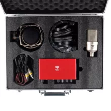 میکروفون استودیویی جم آدیو مدل GA-103 به همراه کارت صدا و هدفون