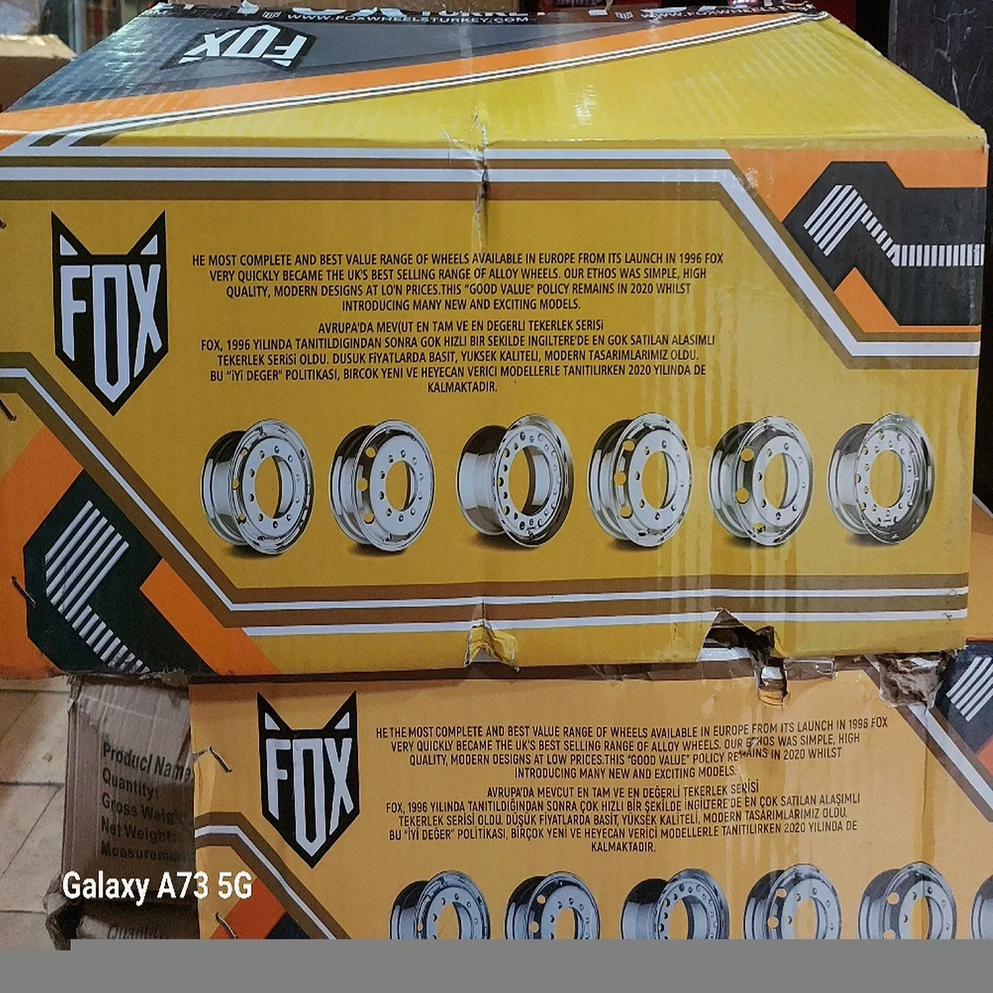 رینگ چرخ فوکس مدل F11 سایز 17.5 اینچ مناسب برای نیسان زامیاد