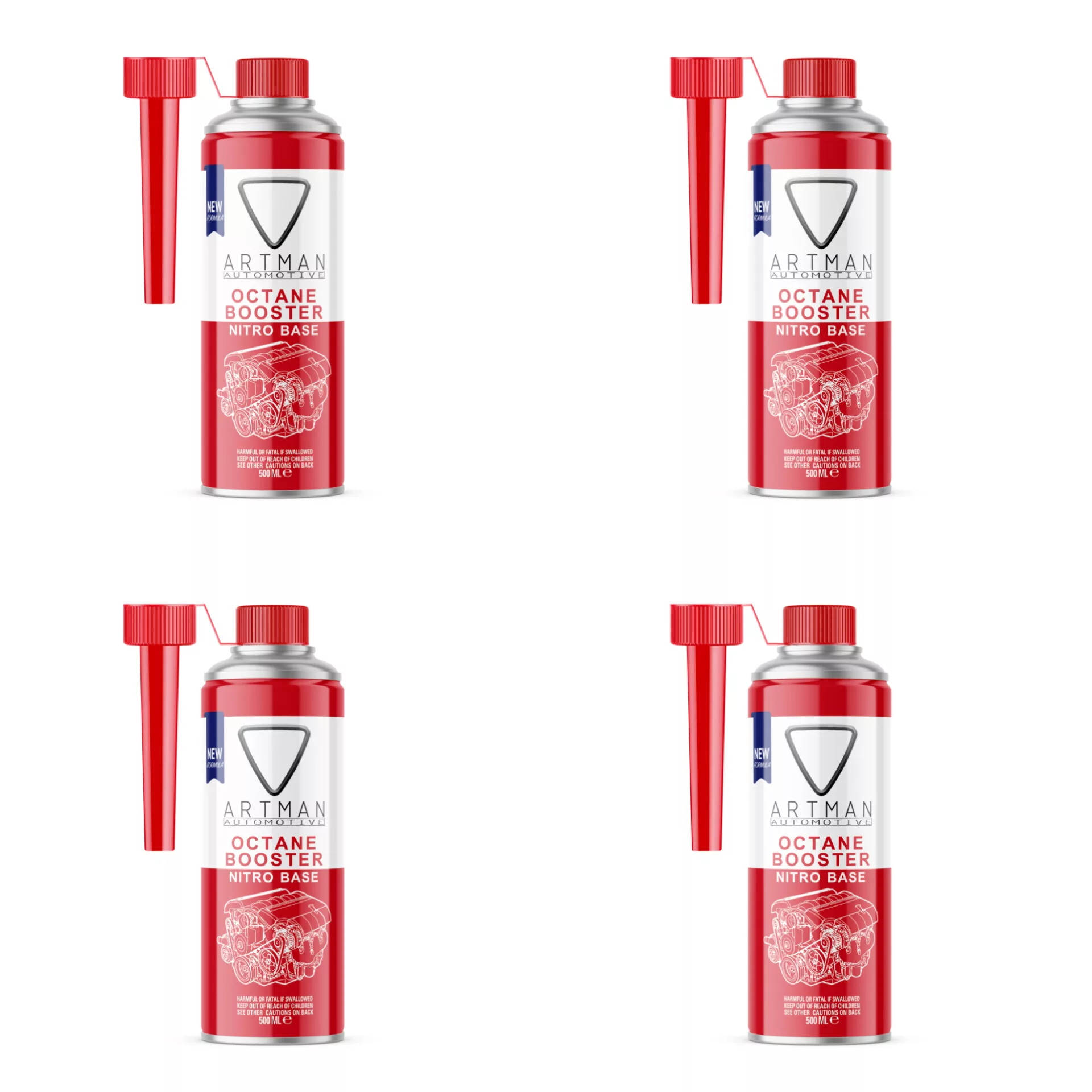 مکمل سوخت بنزینی آرتمن مدل ۳۰۰۰ حجم ۵۰۰ میلی لیتر بسته ۶ عددی