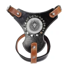 قلاده سینه ای طرح چرمی مدل S14