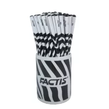 مداد مشکی فکتیس طرح حیوانات بسته 72 عددی همراه با ماگ