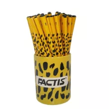 مداد مشکی فکتیس طرح حیوانات بسته 72 عددی همراه با ماگ