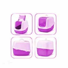 ظرف خاک گربه مدل لبه دار XL کد PN_00