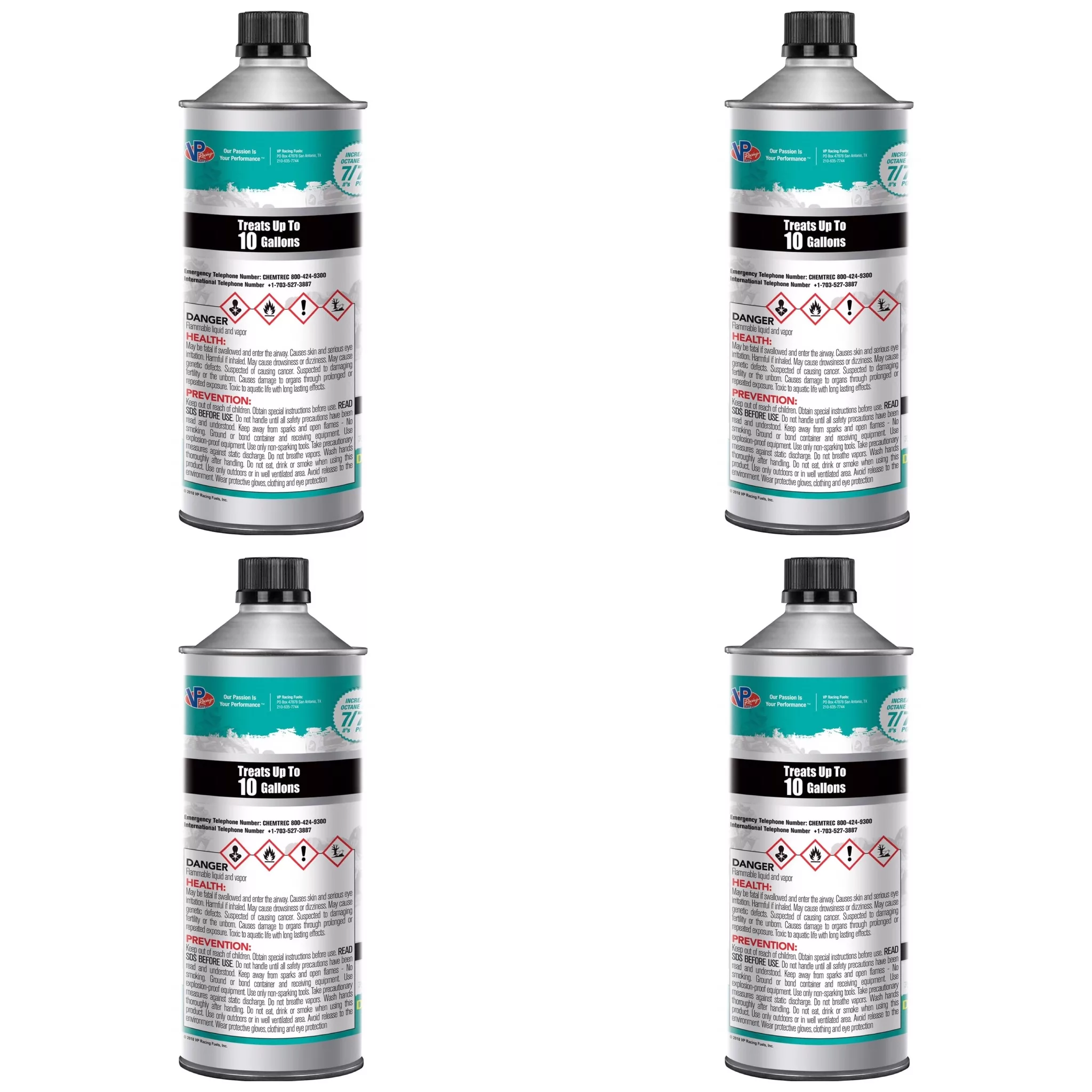 اکتان بوستر وی پی رِیسینگ فیولز مدل Madditive Unleaded حجم 946 میلی لیتر مجموعه 4 عددی