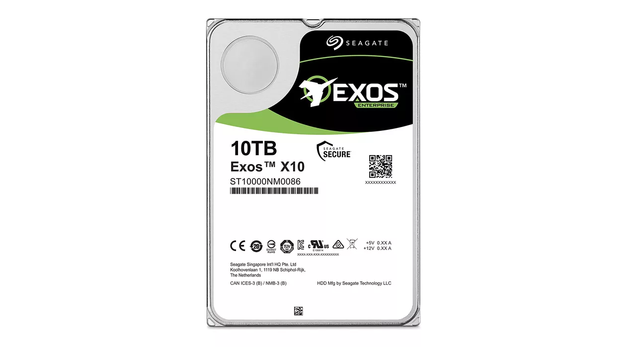هارد دیسک اینترنال سیگیت مدل Exos ST10000NM0086 ظرفیت 10 ترابایت