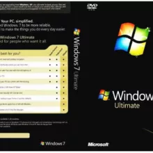 مایکروسافت ویندوز 7 نسخه Ultimate 64-bit - life time - لایسنس OEM بهمراه آفیس پرفشنال پلاس 2010