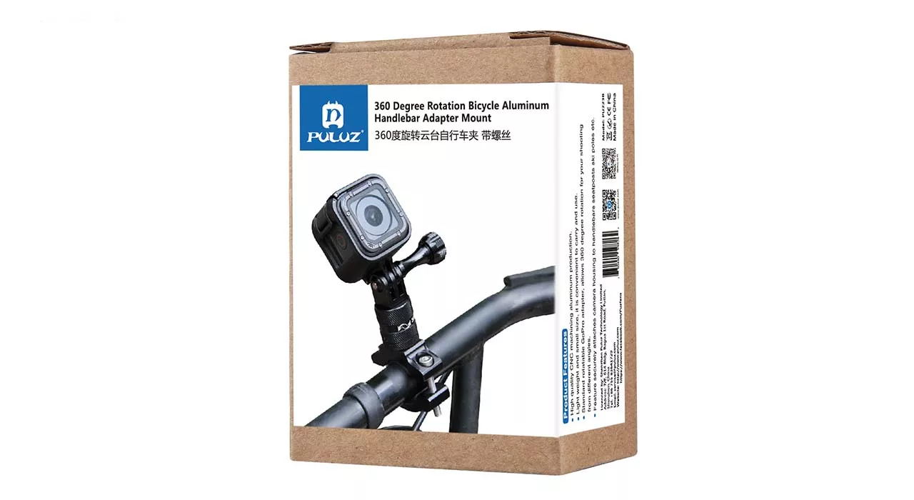 گیره و اتصالات پلوز مدل 360Degree Rotation Handlebar Mount مناسب دوربین ورزشی گوپرو