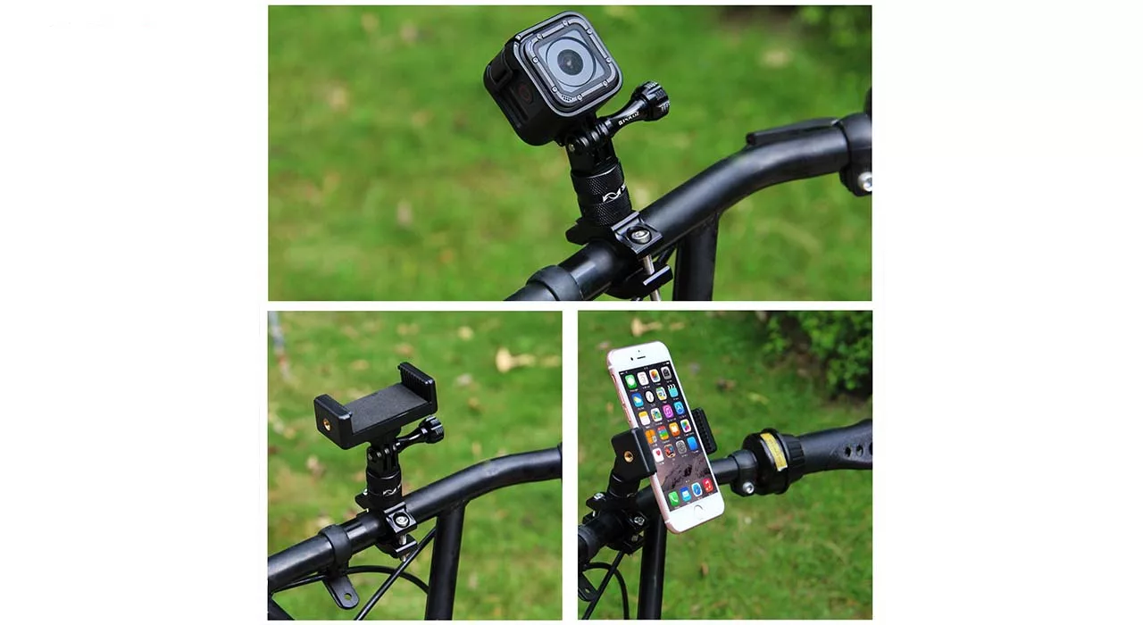 گیره و اتصالات پلوز مدل 360Degree Rotation Handlebar Mount مناسب دوربین ورزشی گوپرو