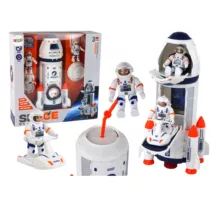 اسباب بازی مدل موشک فضاپیما طرح ماه نورد مجموعه 4 عددی