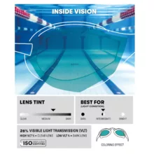 عینک شنا آرنا مدل Cobra Swipe Mirror