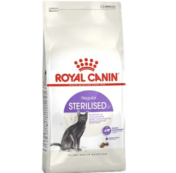 غذای خشک گربه بالغ عقیم شده رویال کنین مدل Regular Sterilised وزن 2 کیلوگرم