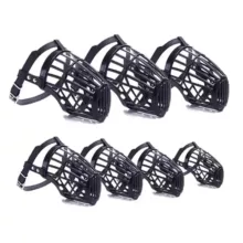 پوزه بند سگ مدل قفسی مجموعه 7 عددی