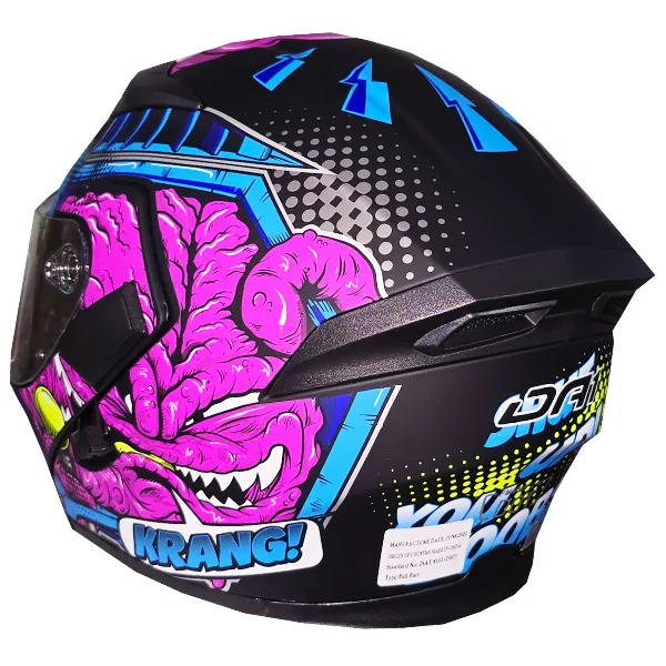 کلاه کاسکت دی ای وان مدل فک متحرک عینکدار کد DA_101