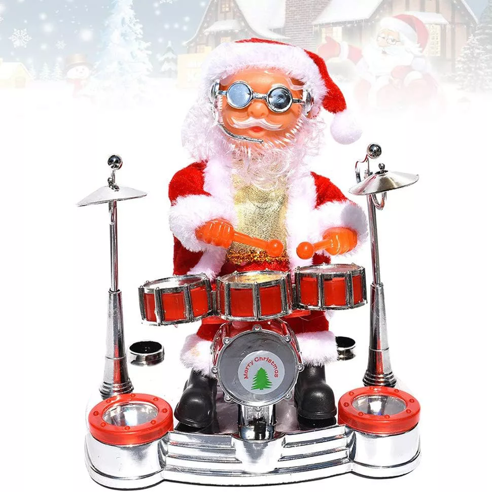 اسباب بازی مدل بابانوئل درام متحرک