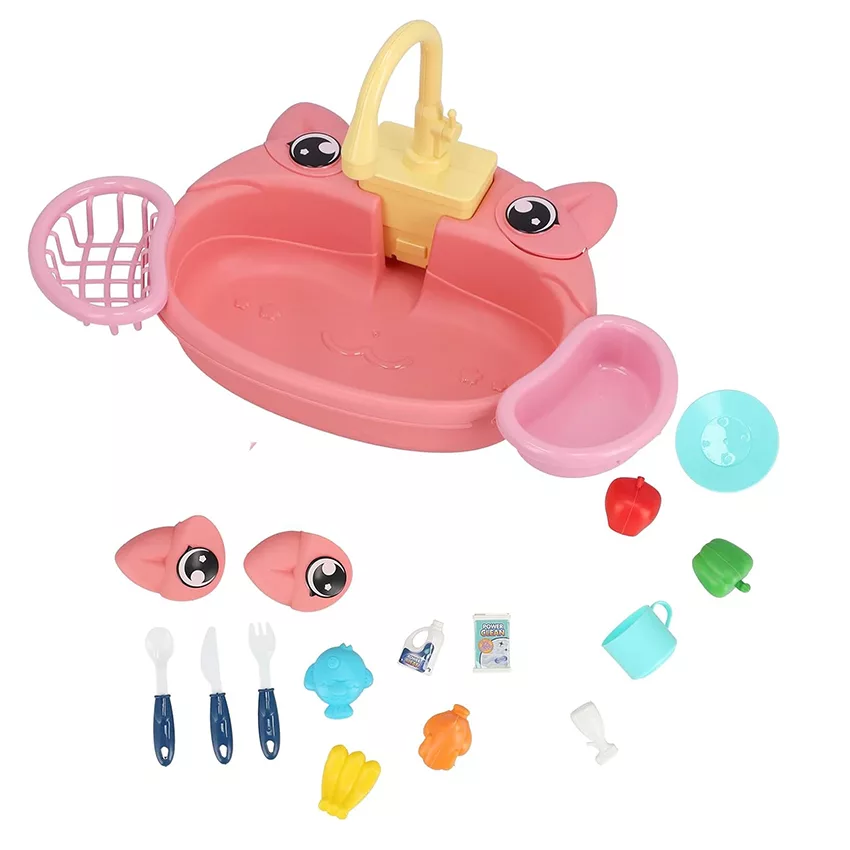 ست اسباب بازی مدل سینک ظرفشویی طرح قورباغه کد 829A