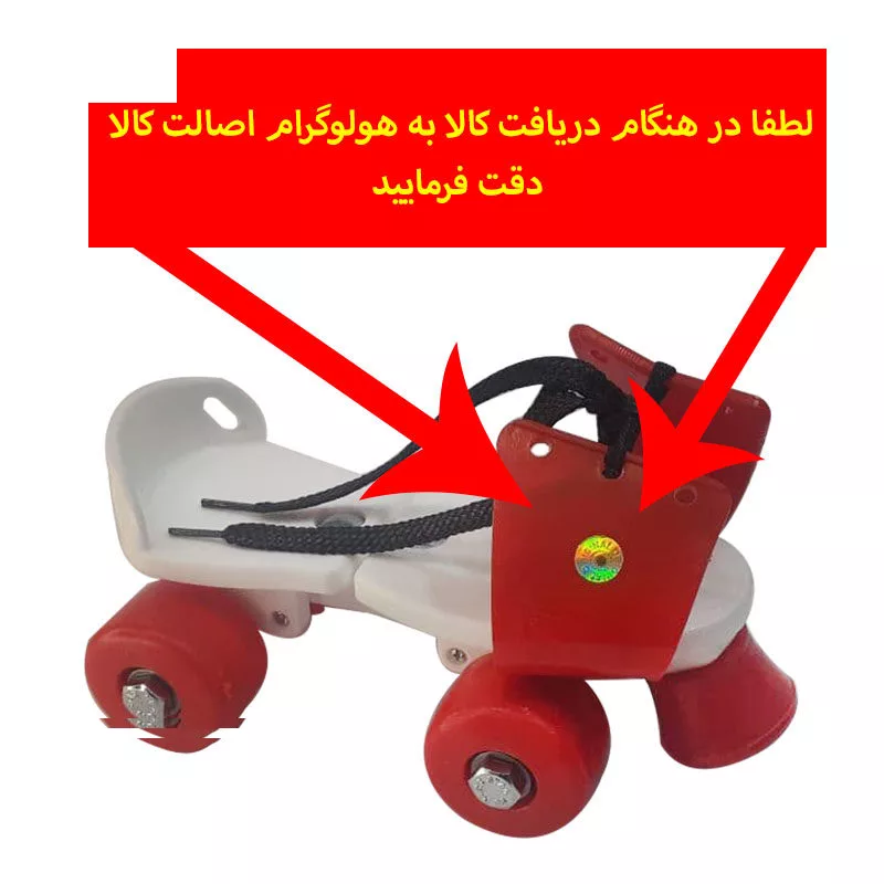 اسکیت کفشی مدل چهارچرخ به همراه کلاه و لوازم ایمنی و کیف قابل حمل
