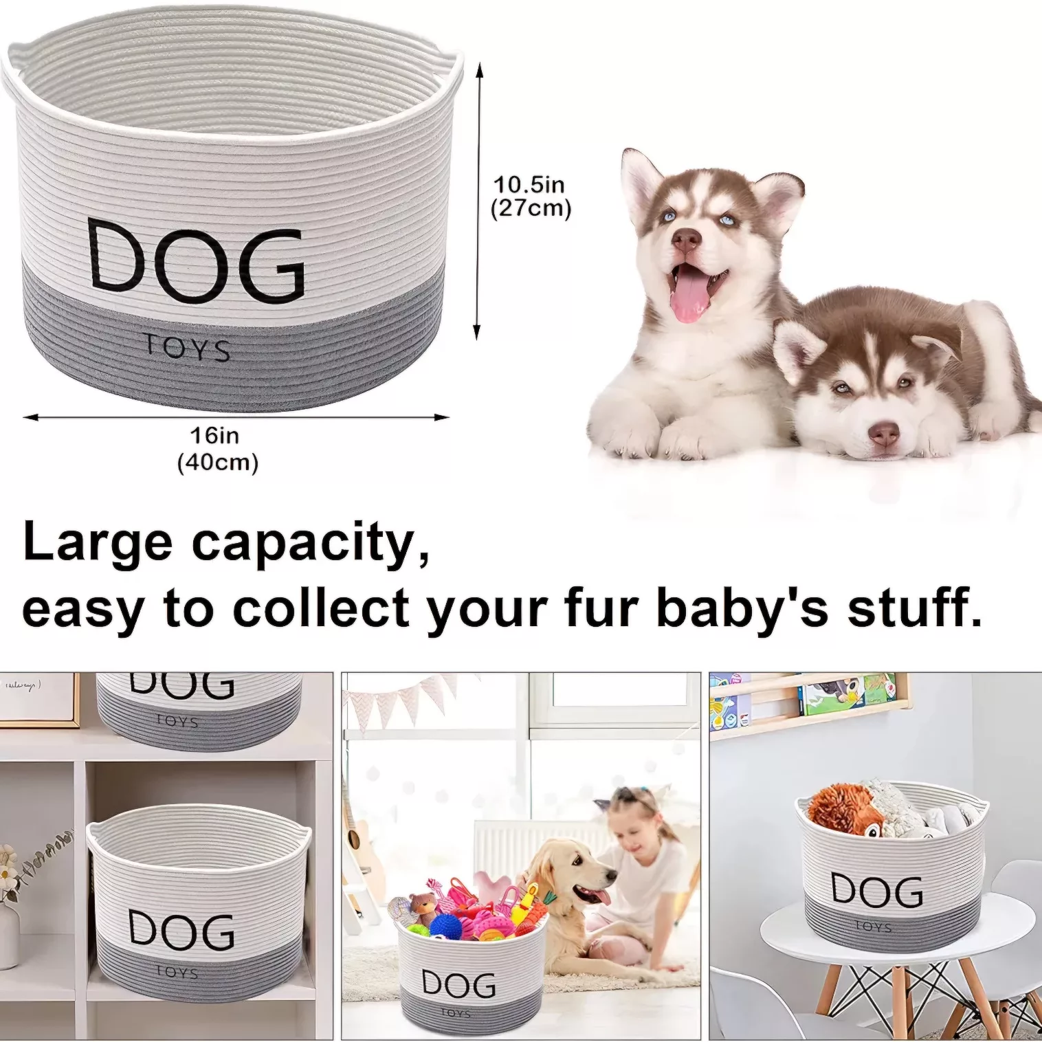 سبد اسباب بازی سگ مدل DOG