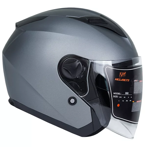 کلاه کاسکت فلش مدل فک متحرک عینکدار کد K_868