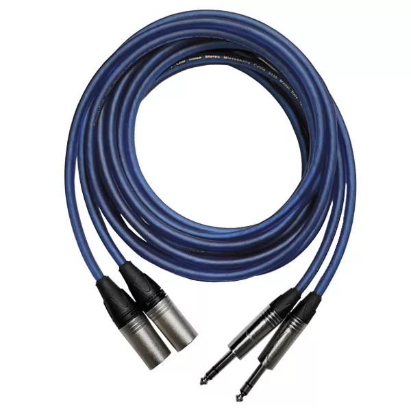 کابل اسپیکر دو کنون نر به دو بنون سوندکو مدل 3030 طول 3 متر